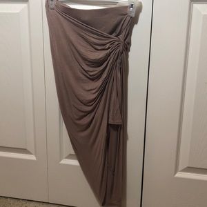 Taupe skirt